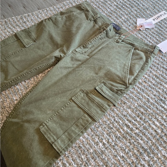 Purple Men's Cargo pants - Olive green - Picture 3 of 3